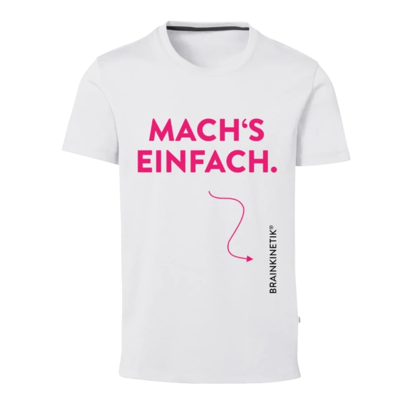 SHIRT. WHITE. MACH'S EINFACH