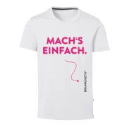 SHIRT. WHITE. MACH'S EINFACH